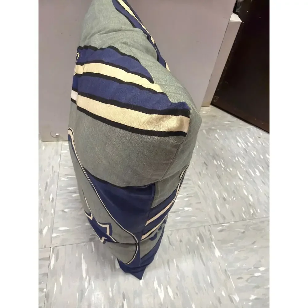 Vintage 70s 80s Dallas Cowboys NFL Football Helmet Throw Pillow Blue Gray Retro
